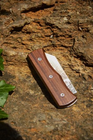 Couteau pliant en bois de palissandre